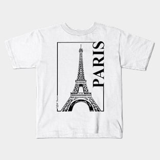 Paris-Eiffel Tower Kids T-Shirt